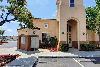 Entry to office with parking